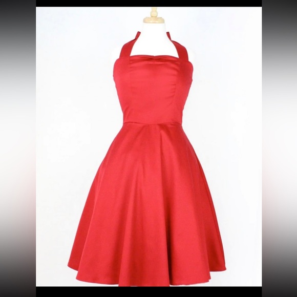Hemet red pinup swing dress nwt sz XL - Picture 1 of 7